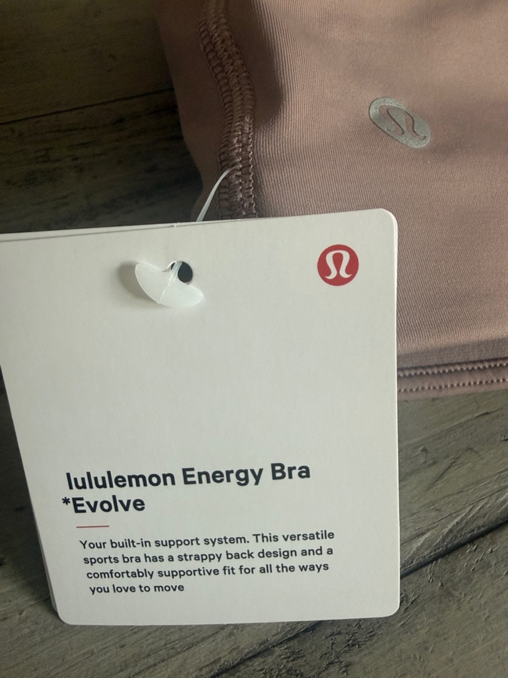 Lululemon Energy Bra *evolve - Picture 5 of 6